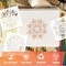 16-Pack Mandala Stencils – Reusable 4.7 x 4.7 in Templates for DIY Crafts on Wood, Rocks, Walls, Fabric & Home Decor